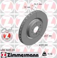 400.3683.20 Brzdový kotouč COAT Z ZIMMERMANN