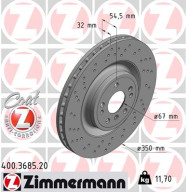 400.3685.20 Brzdový kotouč COAT Z ZIMMERMANN