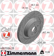 400.5504.20 Brzdový kotouč COAT Z ZIMMERMANN