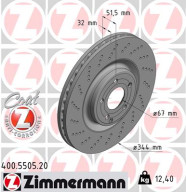 400.5505.20 Brzdový kotouč COAT Z ZIMMERMANN