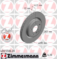 400.5506.20 Brzdový kotouč COAT Z ZIMMERMANN