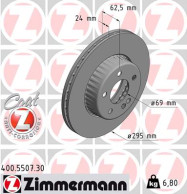 400.5507.30 Brzdový kotouč FORMULA S COAT Z ZIMMERMANN