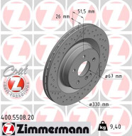 400.5508.20 Brzdový kotouč COAT Z ZIMMERMANN