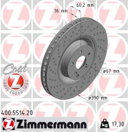 400.5514.20 Brzdový kotouč COAT Z ZIMMERMANN