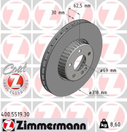 400.5519.30 Brzdový kotouč FORMULA S COAT Z ZIMMERMANN