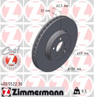 400.5522.30 Brzdový kotouč FORMULA S COAT Z ZIMMERMANN