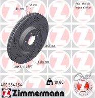 400.5541.54 Brzdový kotouč BLACK Z ZIMMERMANN