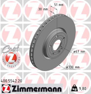 400.5542.20 Brzdový kotouč COAT Z ZIMMERMANN