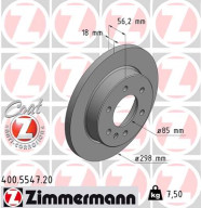 400.5547.20 Brzdový kotouč COAT Z ZIMMERMANN