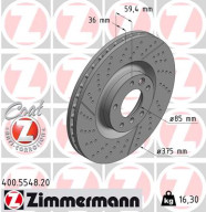 400.5548.20 Brzdový kotouč COAT Z ZIMMERMANN