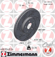 400.5549.54 Brzdový kotouč BLACK Z ZIMMERMANN