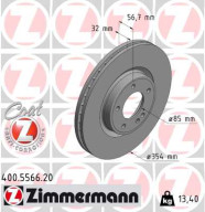 400.5566.20 Brzdový kotouč COAT Z ZIMMERMANN