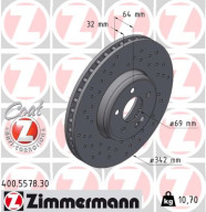 400.5578.30 Brzdový kotouč FORMULA S COAT Z ZIMMERMANN