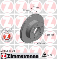 400.6470.20 Brzdový kotouč COAT Z ZIMMERMANN