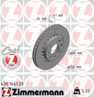 430.1461.20 Brzdový kotouč COAT Z ZIMMERMANN