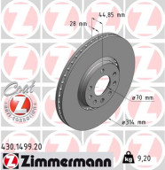 430.1499.20 Brzdový kotouč COAT Z ZIMMERMANN