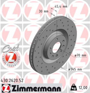 430.2620.52 Brzdový kotouč SPORT BRAKE DISC COAT Z ZIMMERMANN