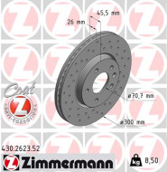 430.2623.52 Brzdový kotouč SPORT BRAKE DISC COAT Z ZIMMERMANN