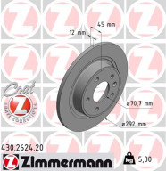 430.2624.20 Brzdový kotouč COAT Z ZIMMERMANN