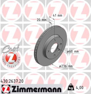 430.2637.20 Brzdový kotouč COAT Z ZIMMERMANN