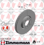 440.3128.20 Brzdový kotouč COAT Z ZIMMERMANN