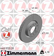 440.3133.20 Brzdový kotouč COAT Z ZIMMERMANN