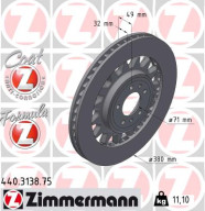 440.3138.75 Brzdový kotouč FORMULA Z BRAKE DISC ZIMMERMANN