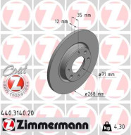 440.3140.20 Brzdový kotouč COAT Z ZIMMERMANN