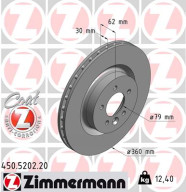 450.5202.20 Brzdový kotouč COAT Z ZIMMERMANN