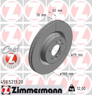 450.5213.20 Brzdový kotouč COAT Z ZIMMERMANN