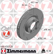 460.4507.20 Brzdový kotouč COAT Z ZIMMERMANN