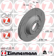 460.4533.75 Brzdový kotouč FORMULA Z BRAKE DISC ZIMMERMANN