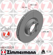 460.4553.20 Brzdový kotouč COAT Z ZIMMERMANN