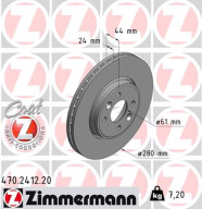 470.2412.20 Brzdový kotouč COAT Z ZIMMERMANN