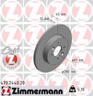 470.2440.20 Brzdový kotouč COAT Z ZIMMERMANN