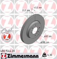 480.1544.20 Brzdový kotouč COAT Z ZIMMERMANN