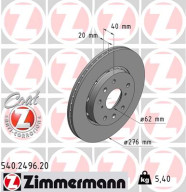 540.2496.20 Brzdový kotouč COAT Z ZIMMERMANN