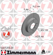 540.5313.20 Brzdový kotouč COAT Z ZIMMERMANN