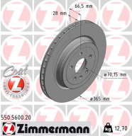 550.5600.20 Brzdový kotouč COAT Z ZIMMERMANN