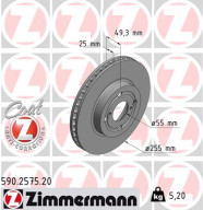 590.2575.20 Brzdový kotouč COAT Z ZIMMERMANN