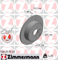 590.2579.20 Brzdový kotouč COAT Z ZIMMERMANN