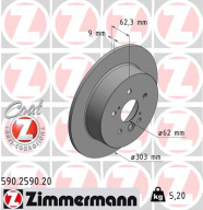 590.2590.20 Brzdový kotouč COAT Z ZIMMERMANN