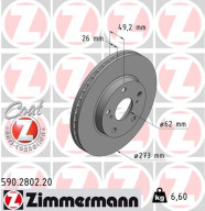 590.2802.20 Brzdový kotouč COAT Z ZIMMERMANN