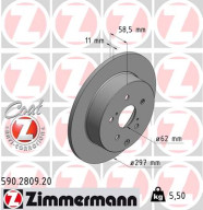 590.2809.20 Brzdový kotouč COAT Z ZIMMERMANN