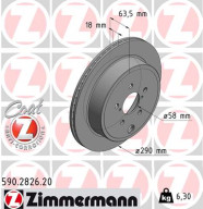 590.2826.20 Brzdový kotouč COAT Z ZIMMERMANN