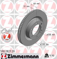 590.2827.20 Brzdový kotouč COAT Z ZIMMERMANN