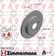 590.2829.20 Brzdový kotouč COAT Z ZIMMERMANN