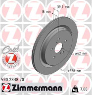 590.2838.20 Brzdový kotouč COAT Z ZIMMERMANN