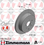 590.2843.20 Brzdový kotouč COAT Z ZIMMERMANN