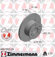 600.1003.20 Brzdový kotouč COAT Z ZIMMERMANN